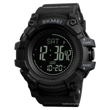 Relógio multifuncional com bússola de tempo duplo Skmei relógio esportivo masculino de marca para lazer
